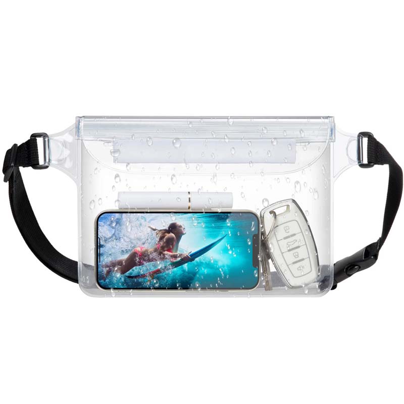 Travel Ziplock Bags - PVC Waterproof Mobile Phone Bag Valuables