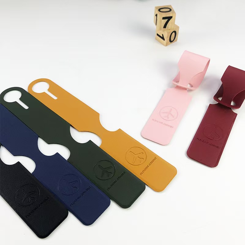 Travel Accessories Personalised - Personalized Travel Luggage Tag PU Leather