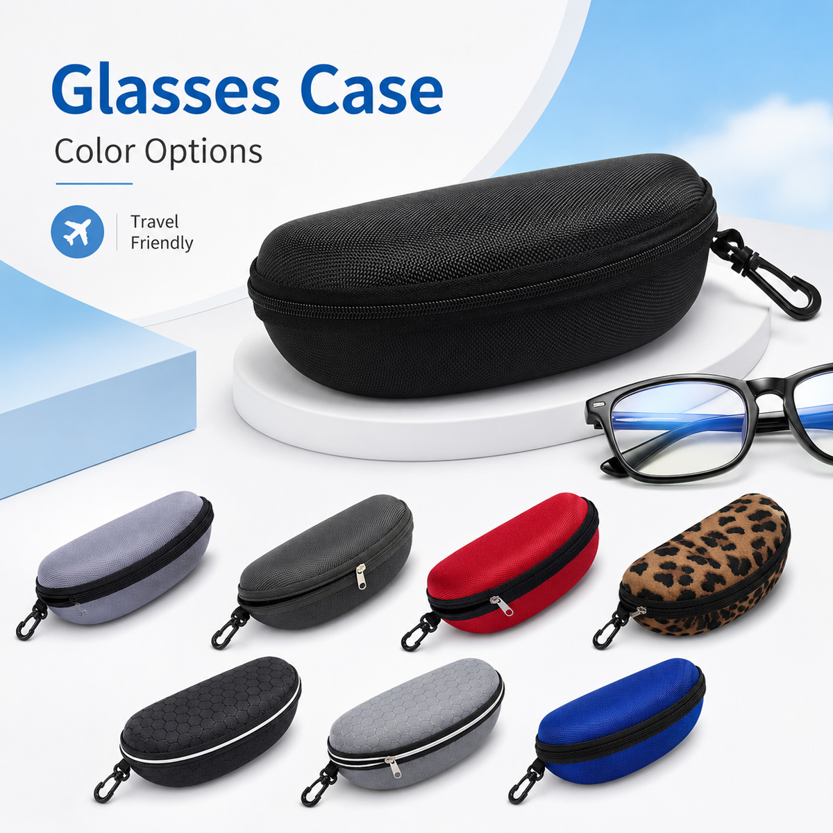 Protective Hard Shell Glasses  - đánh giá và giá Travel Reading Accessories