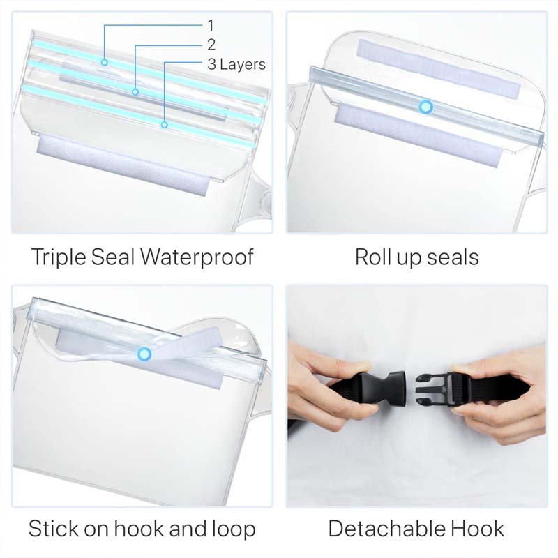 PVC Waterproof Mobile Phone Ba - đánh giá và giá Travel Ziplock Bags