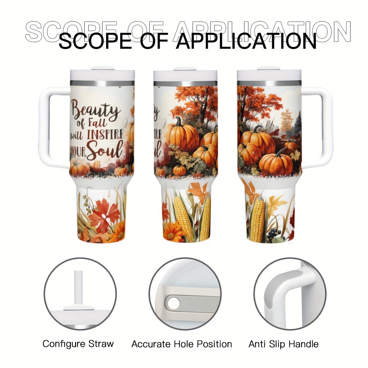 1pc 40oz Autumn Pumpkins Insul - đánh giá và giá Travel Accessories Ideas