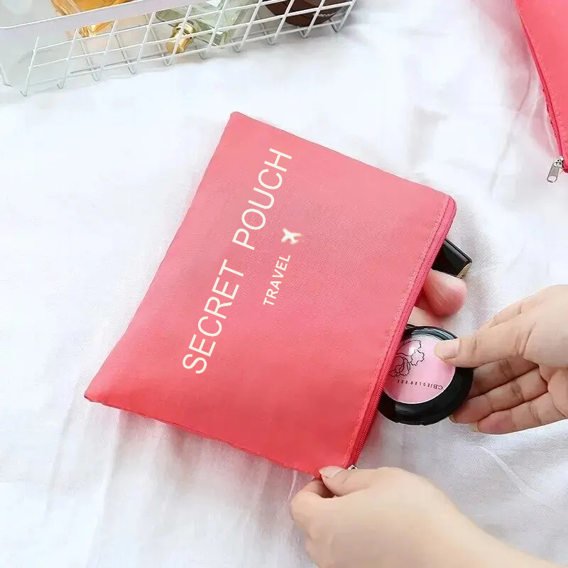 6 Pcs/Set Pink/Blue/Grey Trave - đánh giá và giá Travel Ziplock Bags