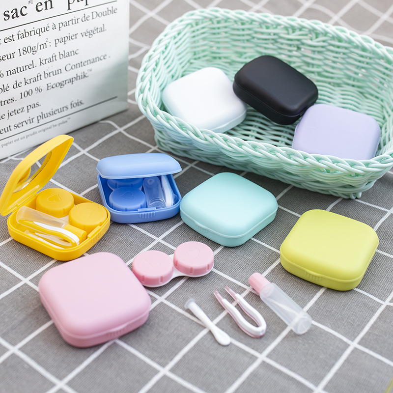 Mini Contact Lens Case Solid C - đánh giá và giá Travel Video Accessories