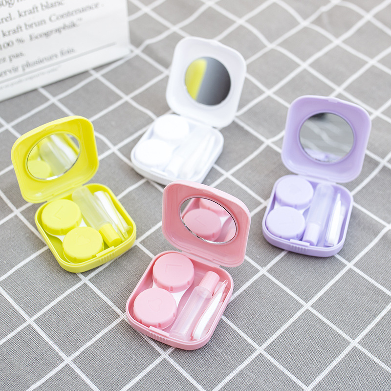 Mini Contact Lens Case Solid C - đánh giá và giá Travel Video Accessories