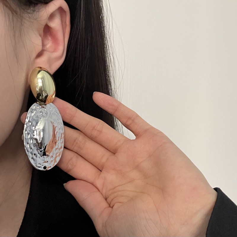 Metal Oval Drop Earrings for W - đánh giá và giá Travel Accessories Dropshipping