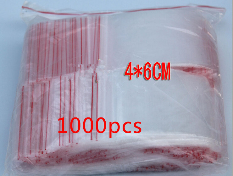 1000pcs 4x6cm pe transparent t - đánh giá và giá Travel Ziplock Bags
