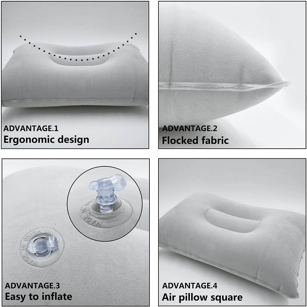Inflatable Travel Pillow Porta - đánh giá và giá Travel Accessories Pillow