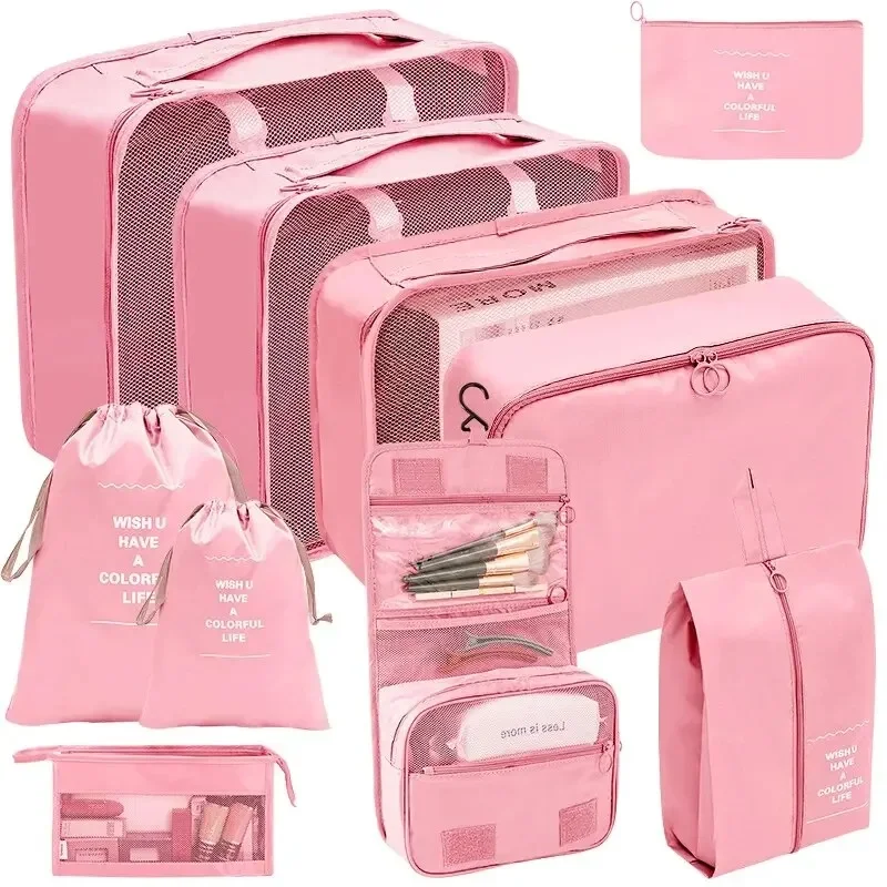 7/8/9/10 Pcs Set Travel Organi - đánh giá và giá Travel Ziplock Bags