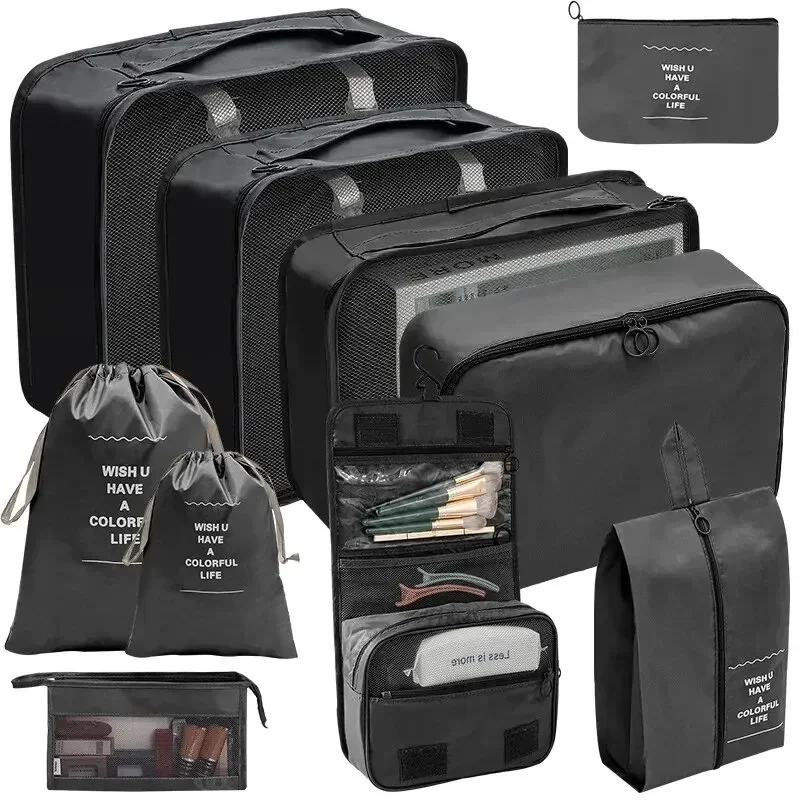 7/8/9/10 Pcs Set Travel Organi - đánh giá và giá Travel Ziplock Bags