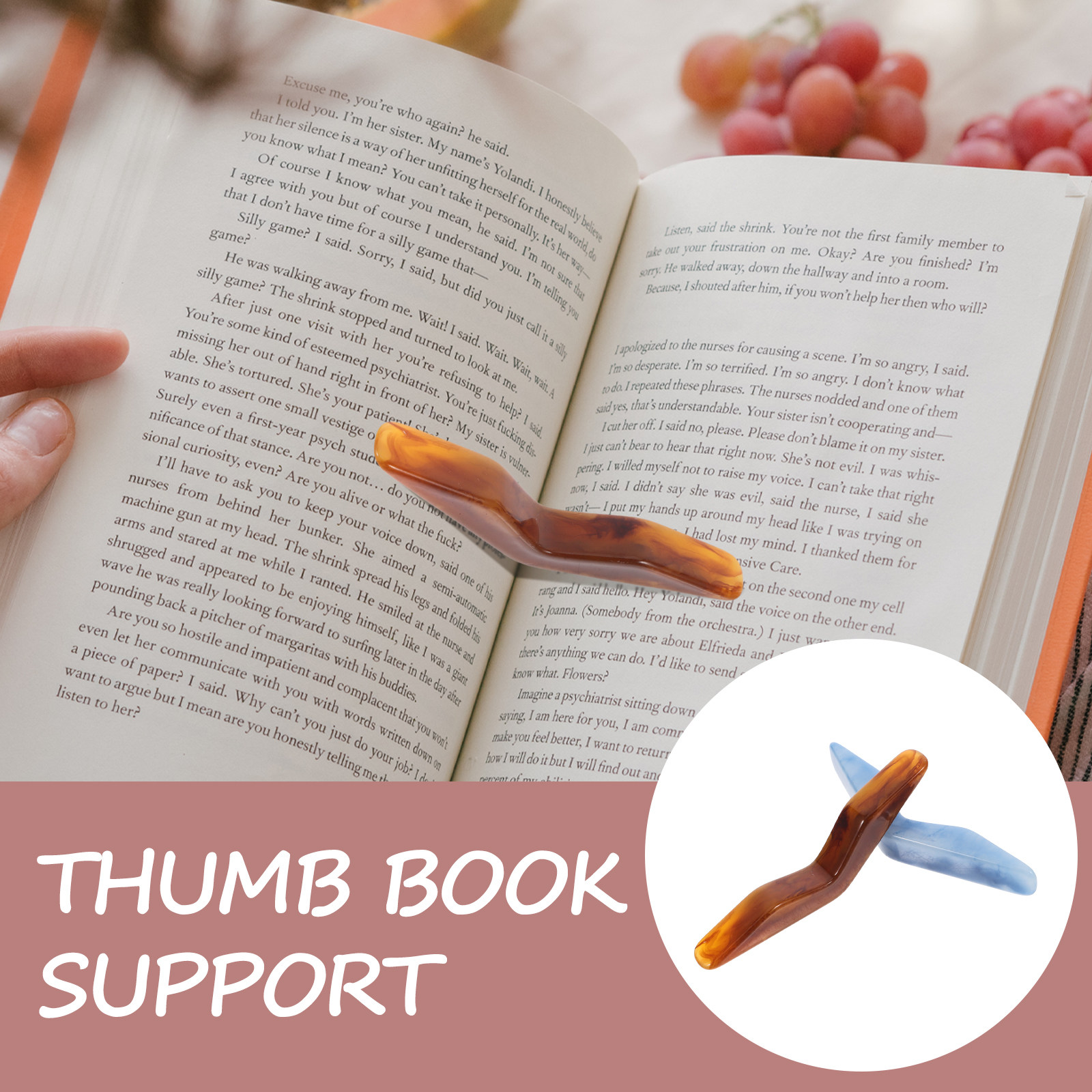 2Pcs Resin Thumb Book Page Hol - đánh giá và giá Travel Reading Accessories