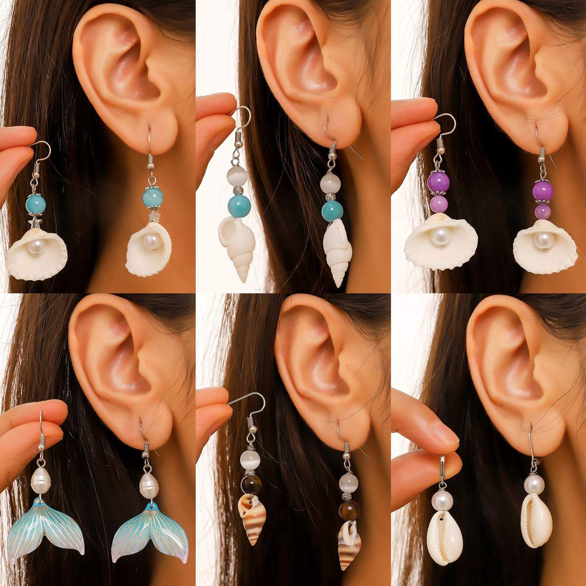 Pair of Fashion Women Earrings - đánh giá và giá Travel Accessories Dropshipping