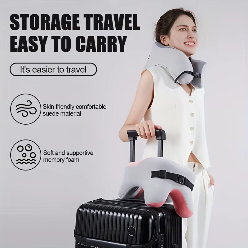 Memory Foam U‑Shape Neck Pillo - đánh giá và giá Travel Accessories Pillow