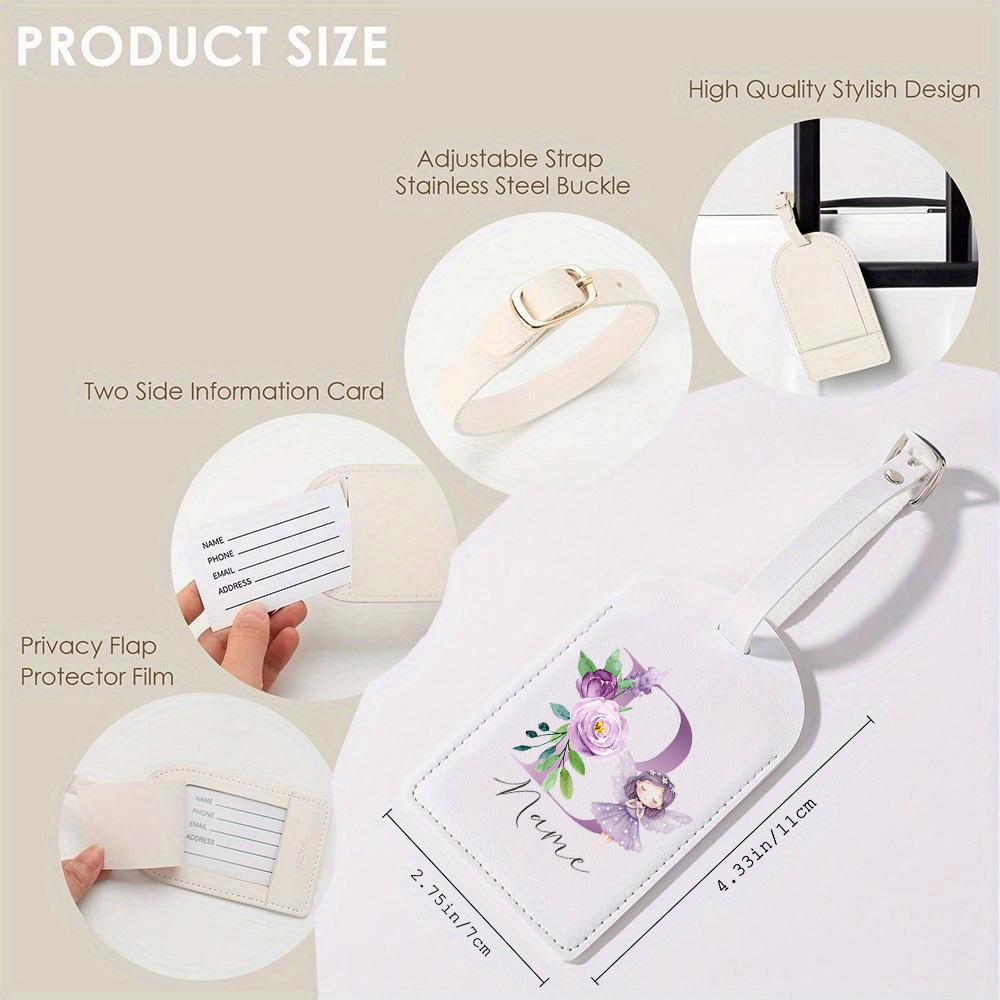 Personalized PU Luggage Tag, F - đánh giá và giá Travel Accessories Personalised