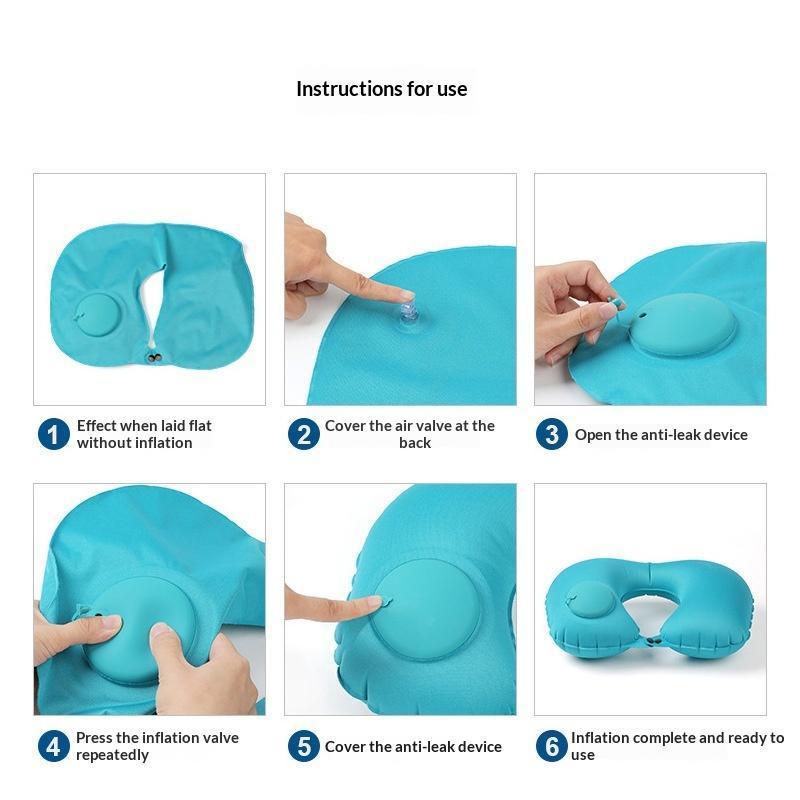 Travel Use Inflatable Neck Pil - đánh giá và giá Travel Accessories Pillow