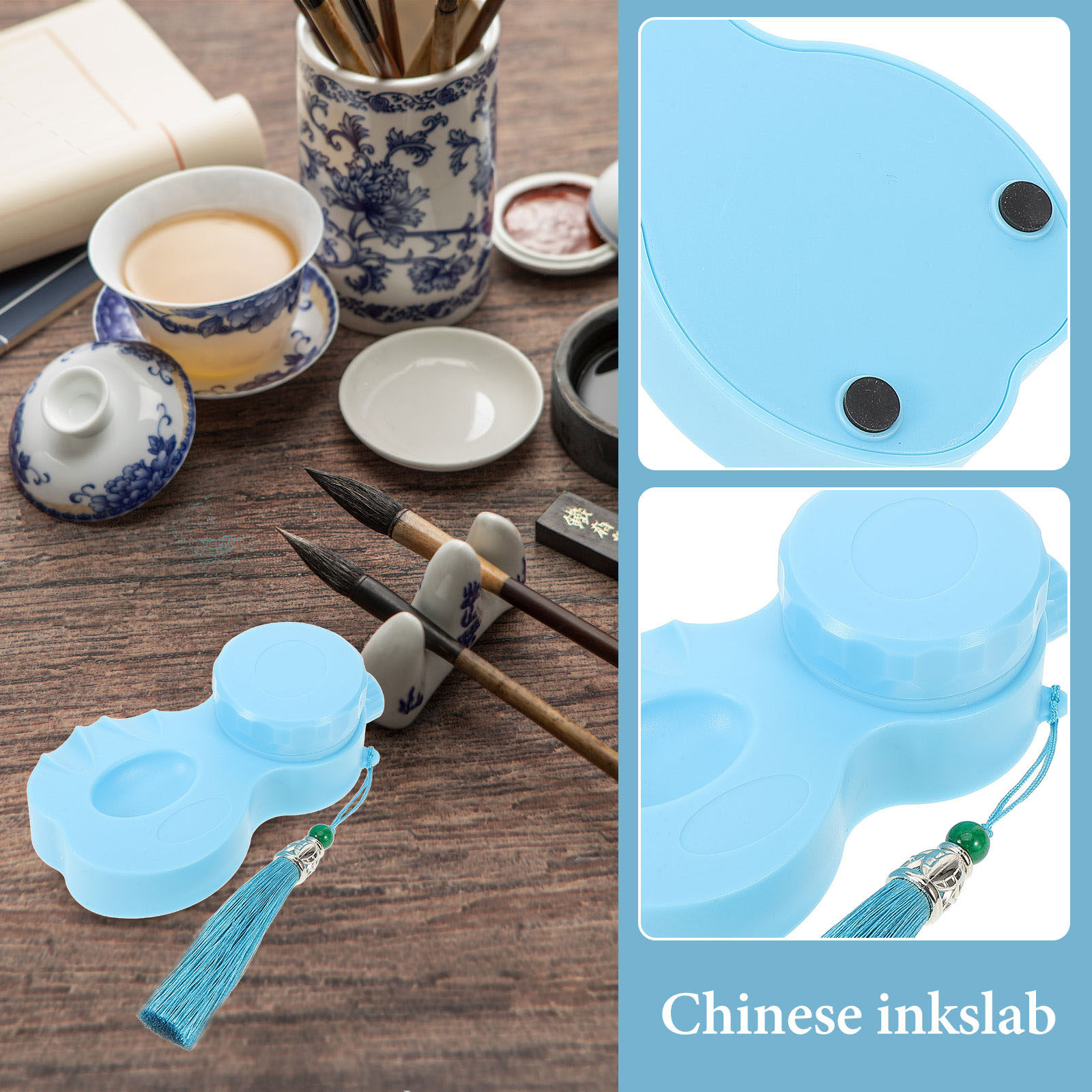 Plastic Lidded Ink Slab for Or - đánh giá và giá Travel Accessories Drawing