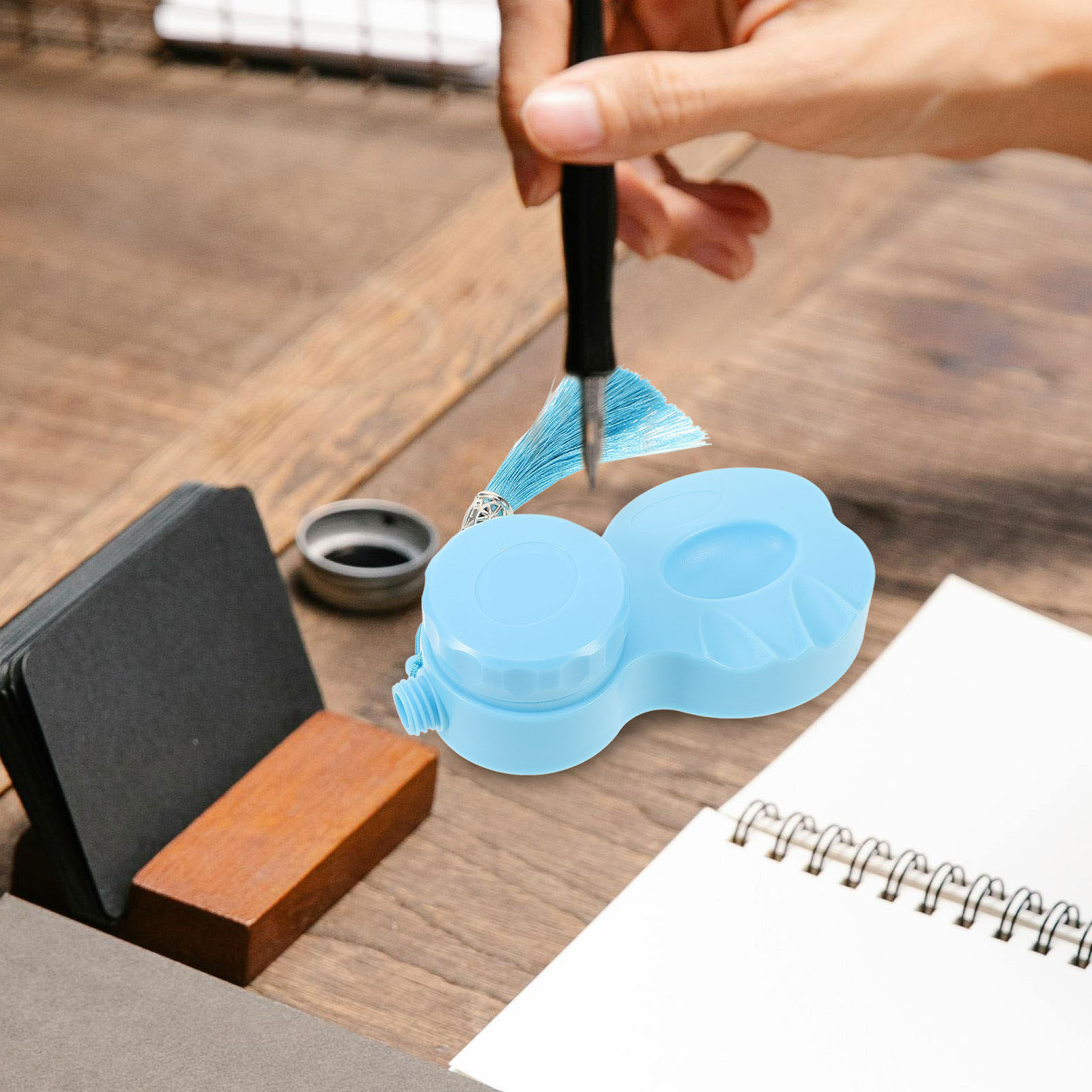 Plastic Lidded Ink Slab for Or - đánh giá và giá Travel Accessories Drawing