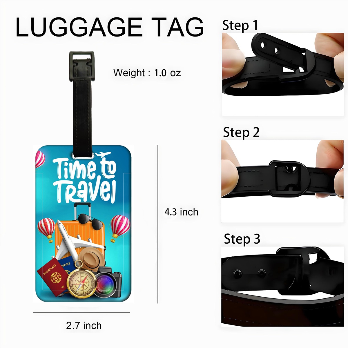 Travel Style Luggage Tag Men W - đánh giá và giá Travel Accessories Personalised