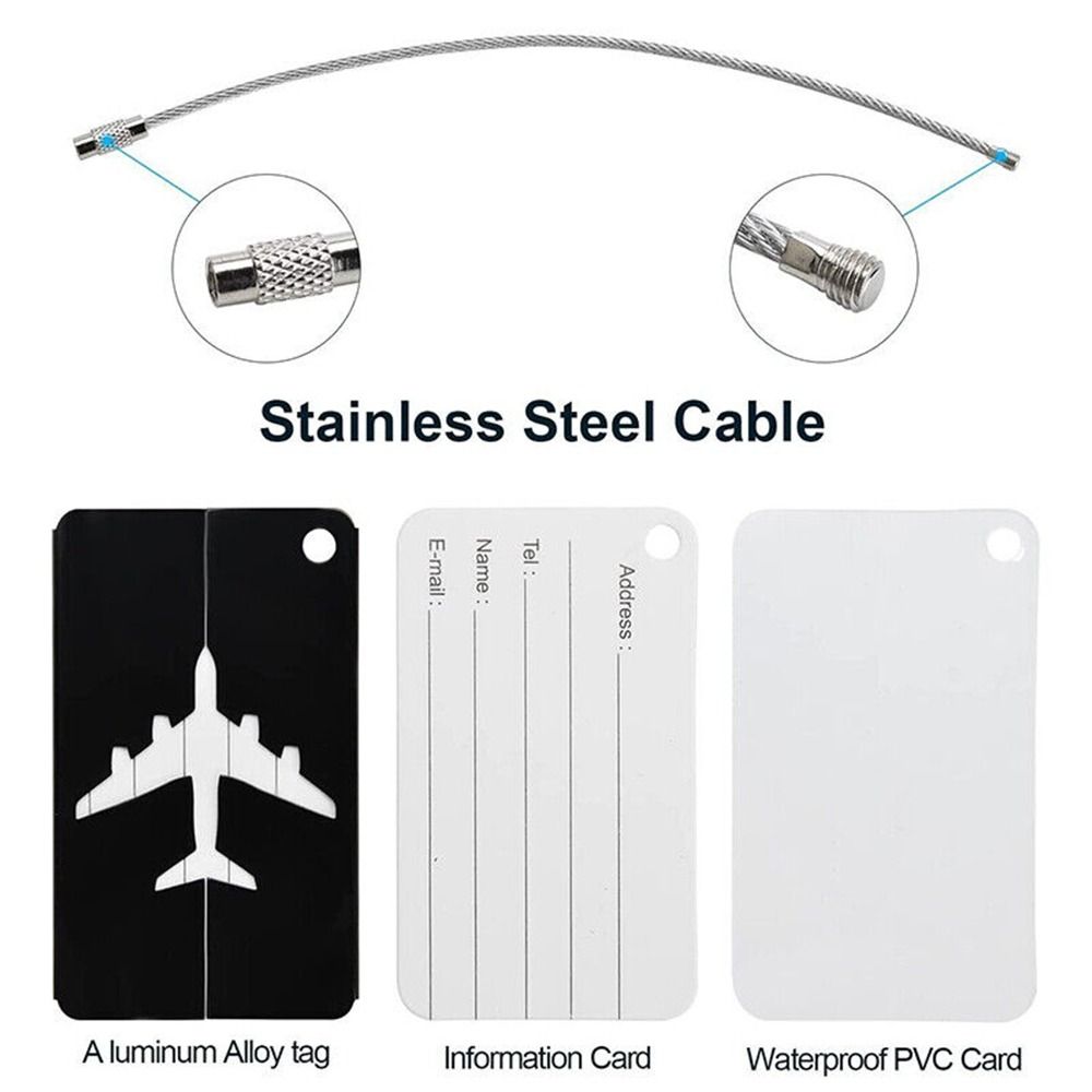 Aluminium Travel Luggage Tags  - đánh giá và giá Travel Accessories Personalised