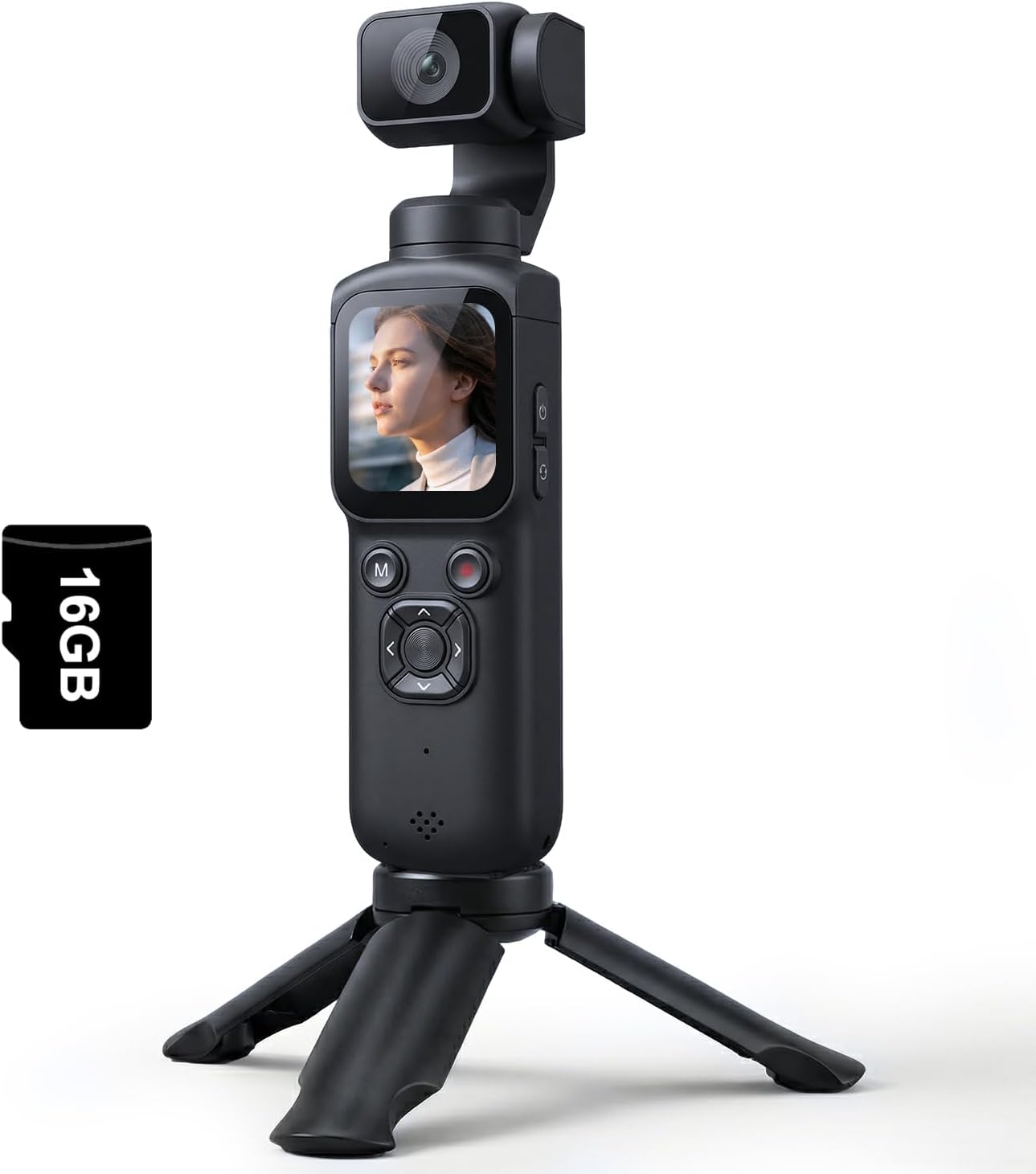 Pocket 3‑Axis Gimbal Vlog Came - đánh giá và giá Travel Video Accessories